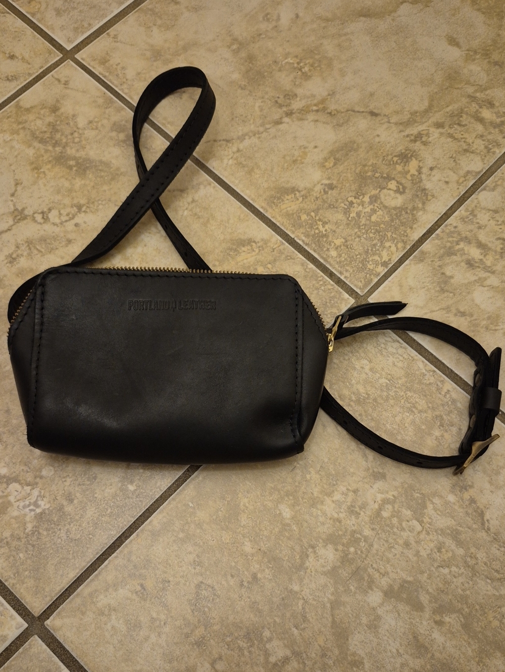 Portland Leather Eclipse Crossbody Bag - Compact Everyday